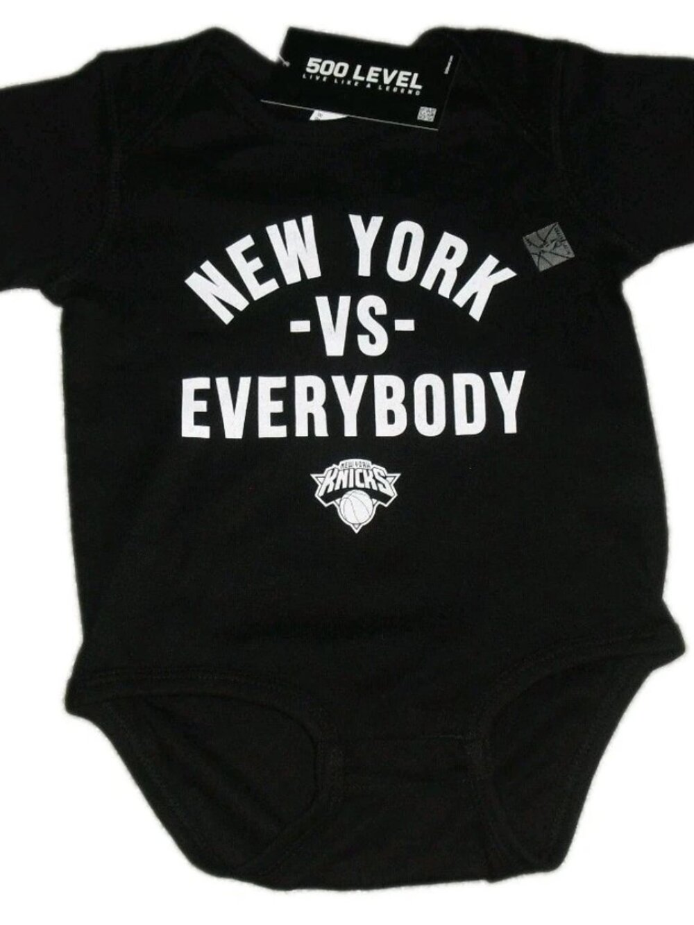 New York Vs Everybody Knicks Baby One Piece Bodysuit sz. 18 Months New Nba